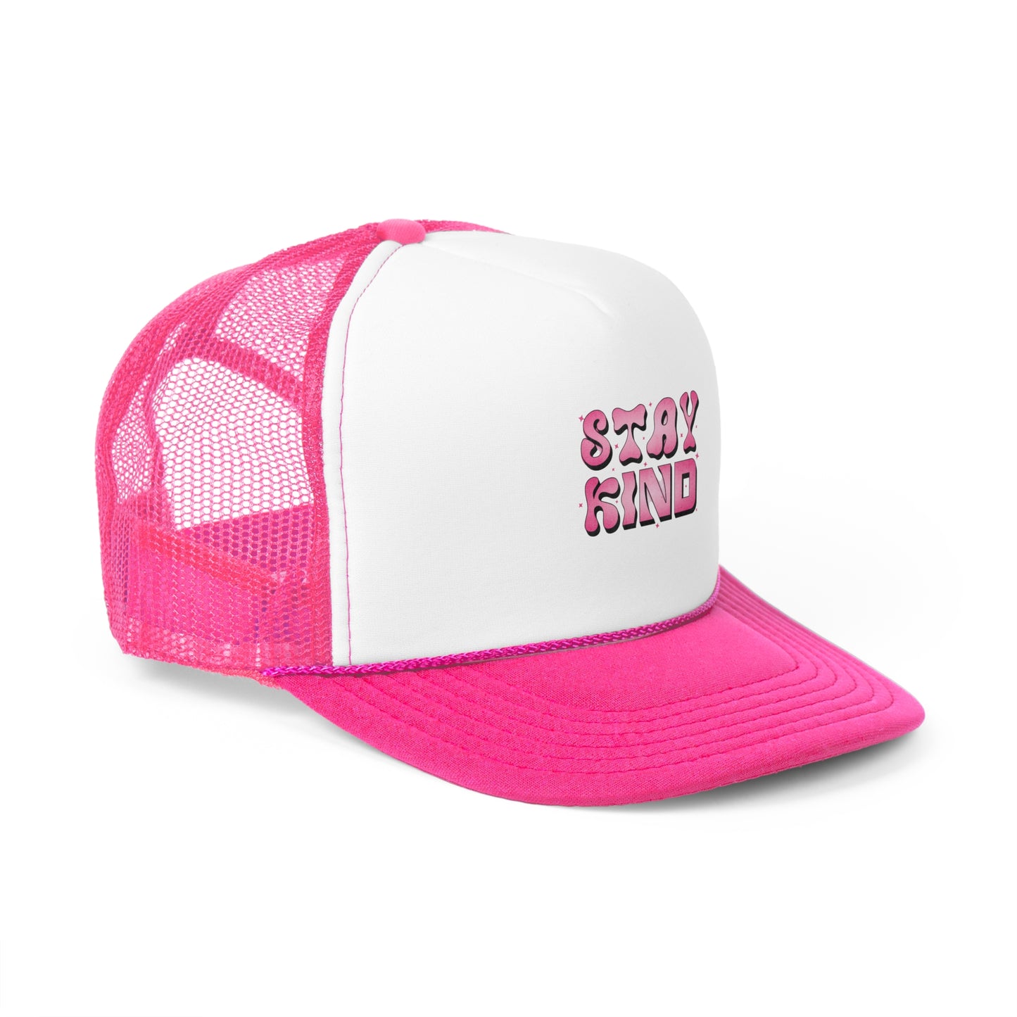 Stay Kind Trucker Cap - Positive Vibes Hat for Casual Outings