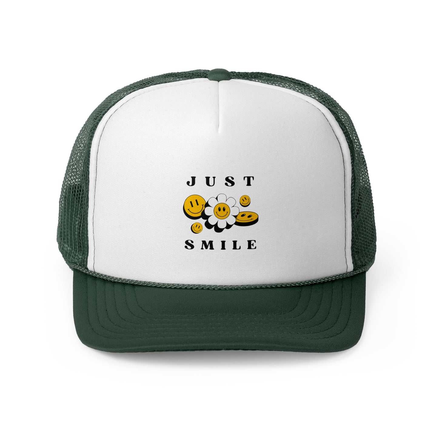 Just Smile Trucker Cap - Cheerful and Fun Headwear for Everyday Wear