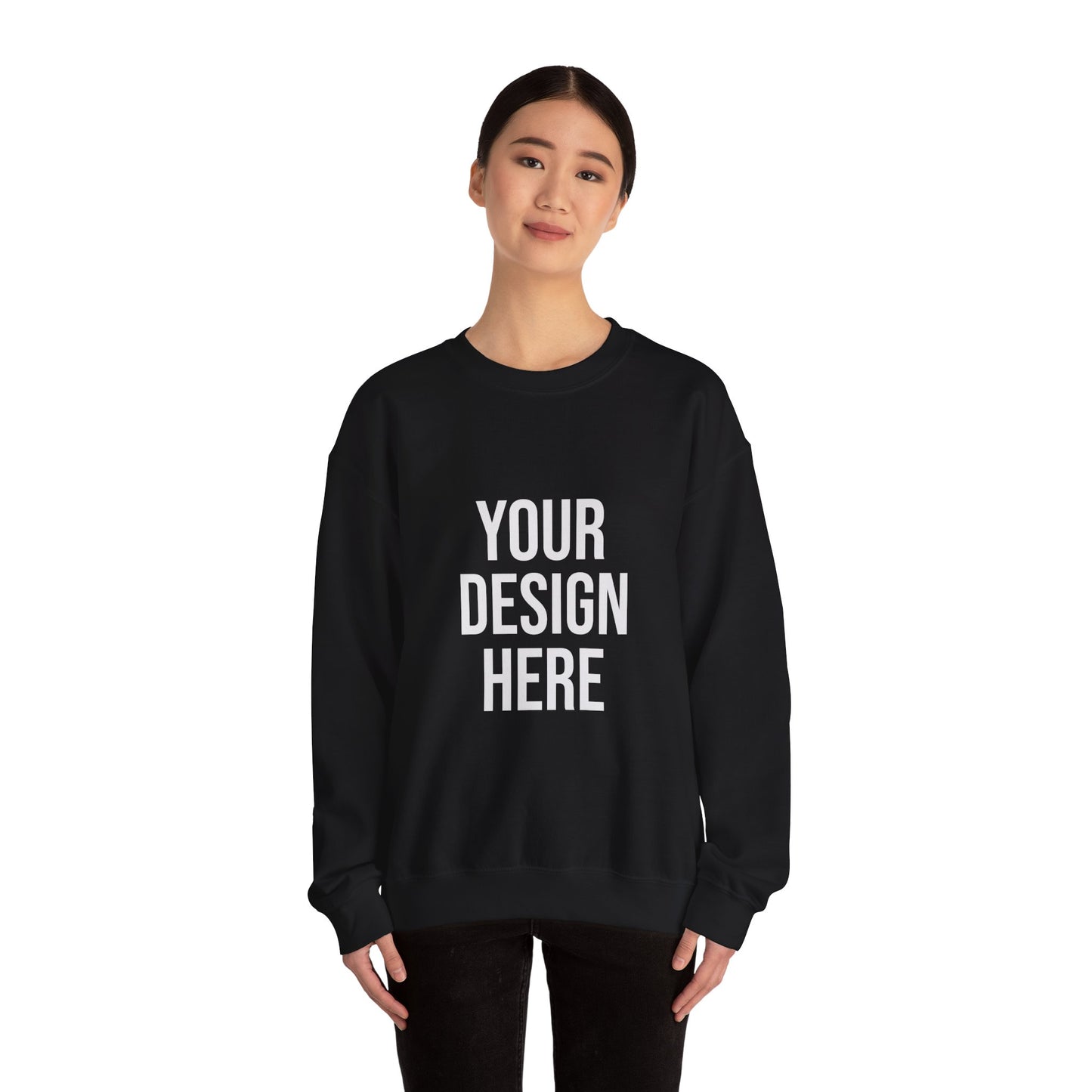 Your Design Here Custom Printed Crewneck Sweatshirt