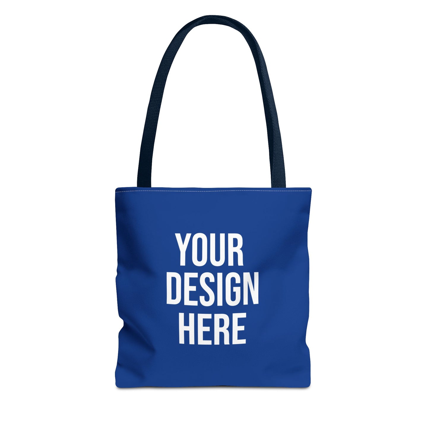 Customizable Blue Tote Bag - Your Design Here