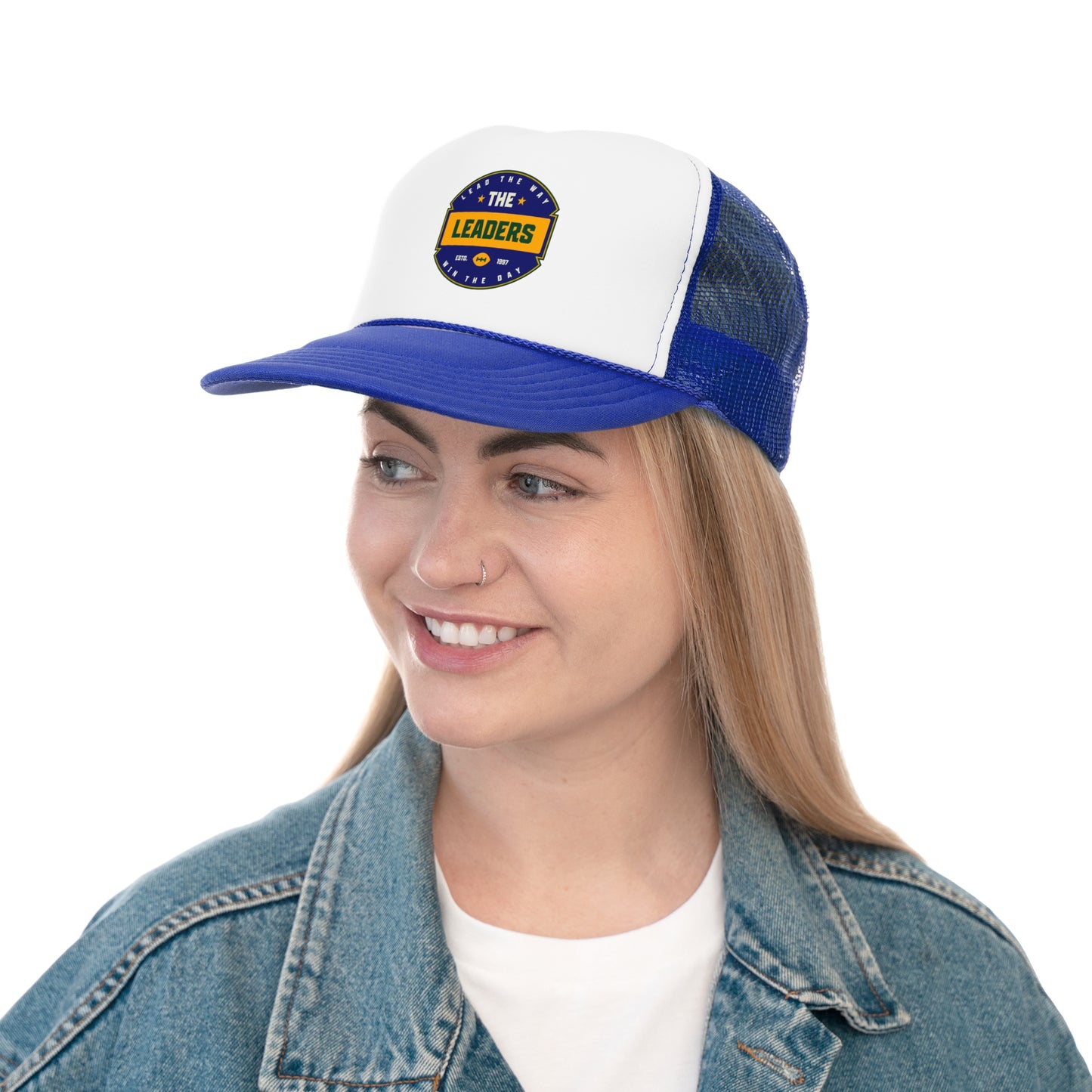 Leaders Trucker Cap - Stylish Mesh Hat for Team Spirit & Outdoor Fun