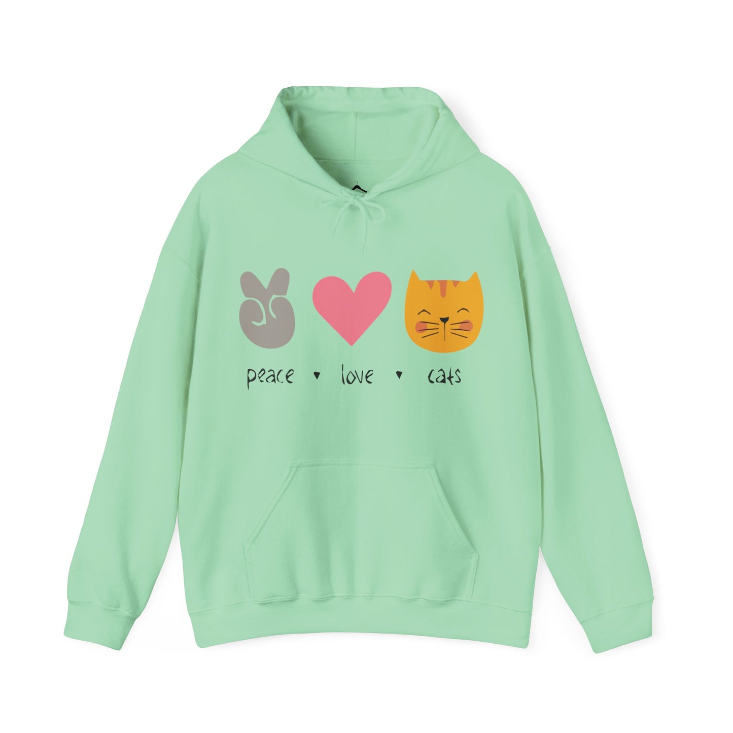 Heavy Blend Hooded Sweatshirt with Kangaroo Pocket